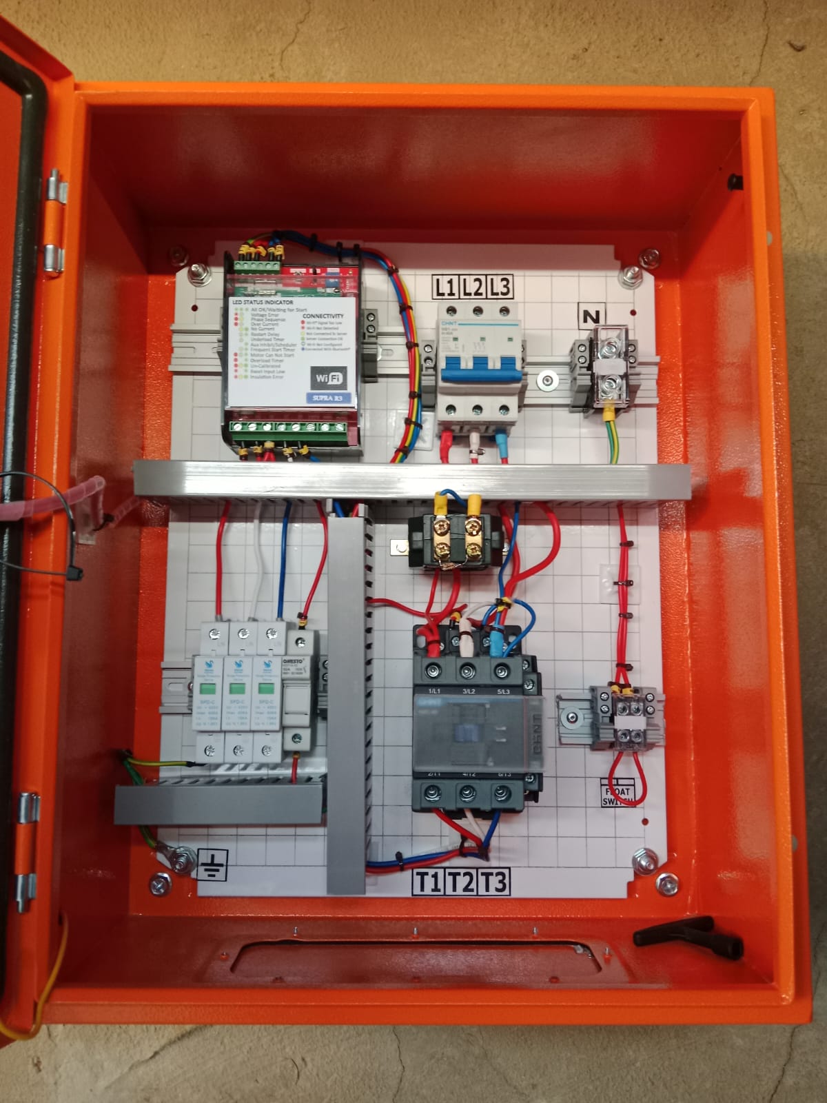Completed electrical DB board installation by TATT